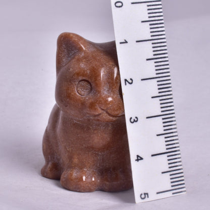 JASPER CAT CARVING P700