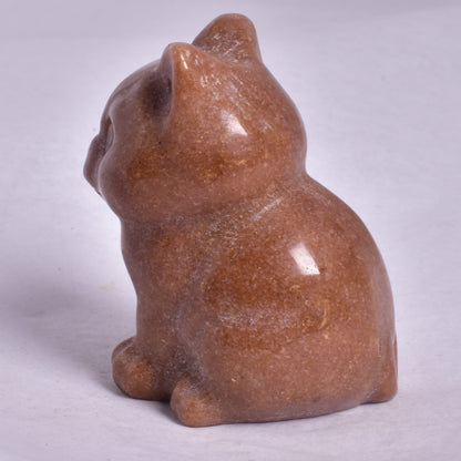 JASPER CAT CARVING P700