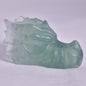 FLUORITE DRAGON HEAD CARVING P886