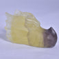 FLUORITE DRAGON HEAD CARVING P887