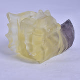 FLUORITE DRAGON HEAD CARVING P887