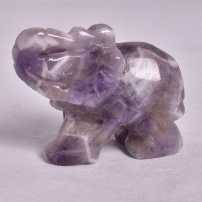 AMETHYST ELEPHANT CARVING P894