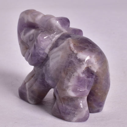 AMETHYST ELEPHANT CARVING P894