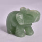 GREEN AVENTURINE ELEPHANT CARVING P813