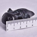 BLACK JASPER AXOLTL CARVING P421