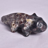 ALMANDINE GARNET AXOLTL CARVING P425