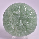 AVENTURINE GREEN MAN CARVING P818