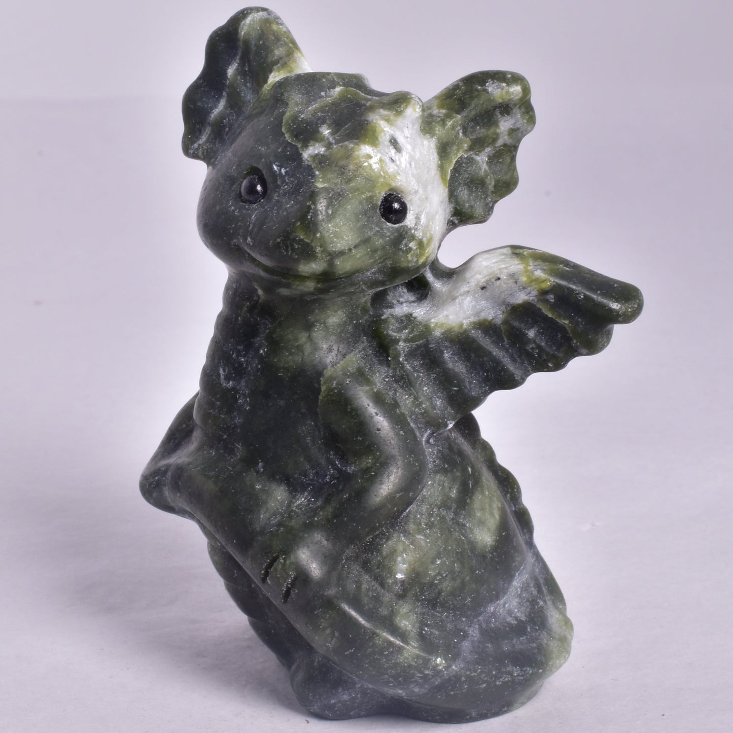 JADEITE BABY DRAGON CARVING P978