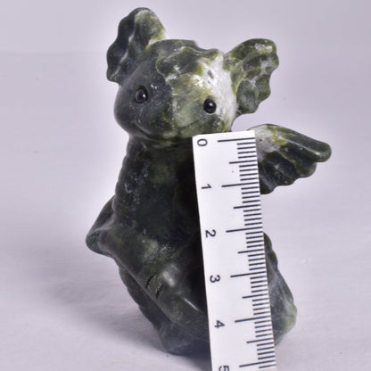 JADEITE BABY DRAGON CARVING P978