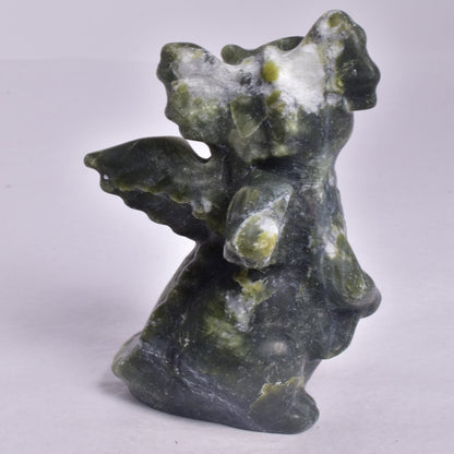 JADEITE BABY DRAGON CARVING P978
