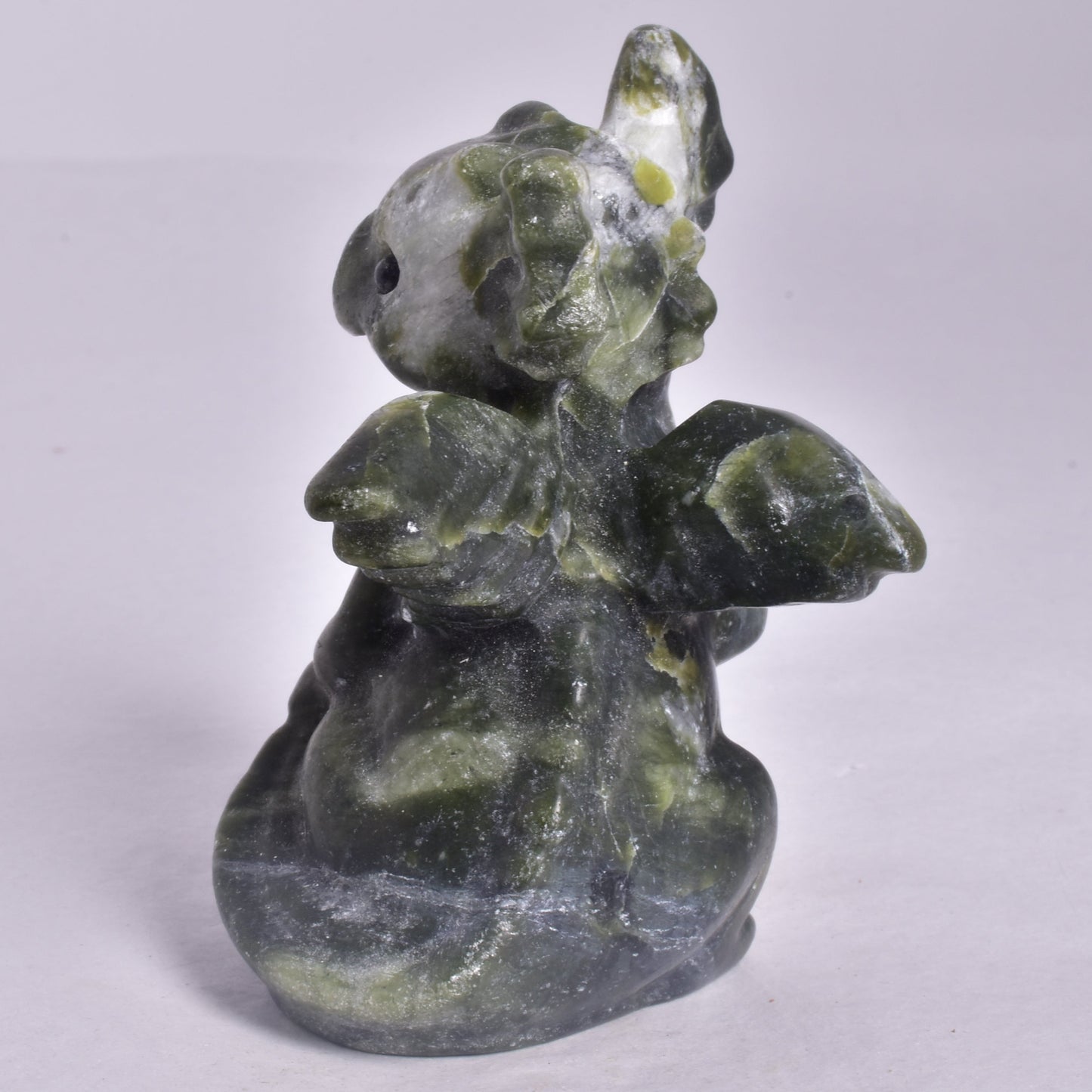 JADEITE BABY DRAGON CARVING P978