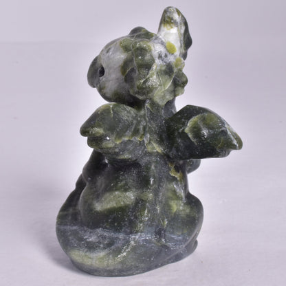 JADEITE BABY DRAGON CARVING P978