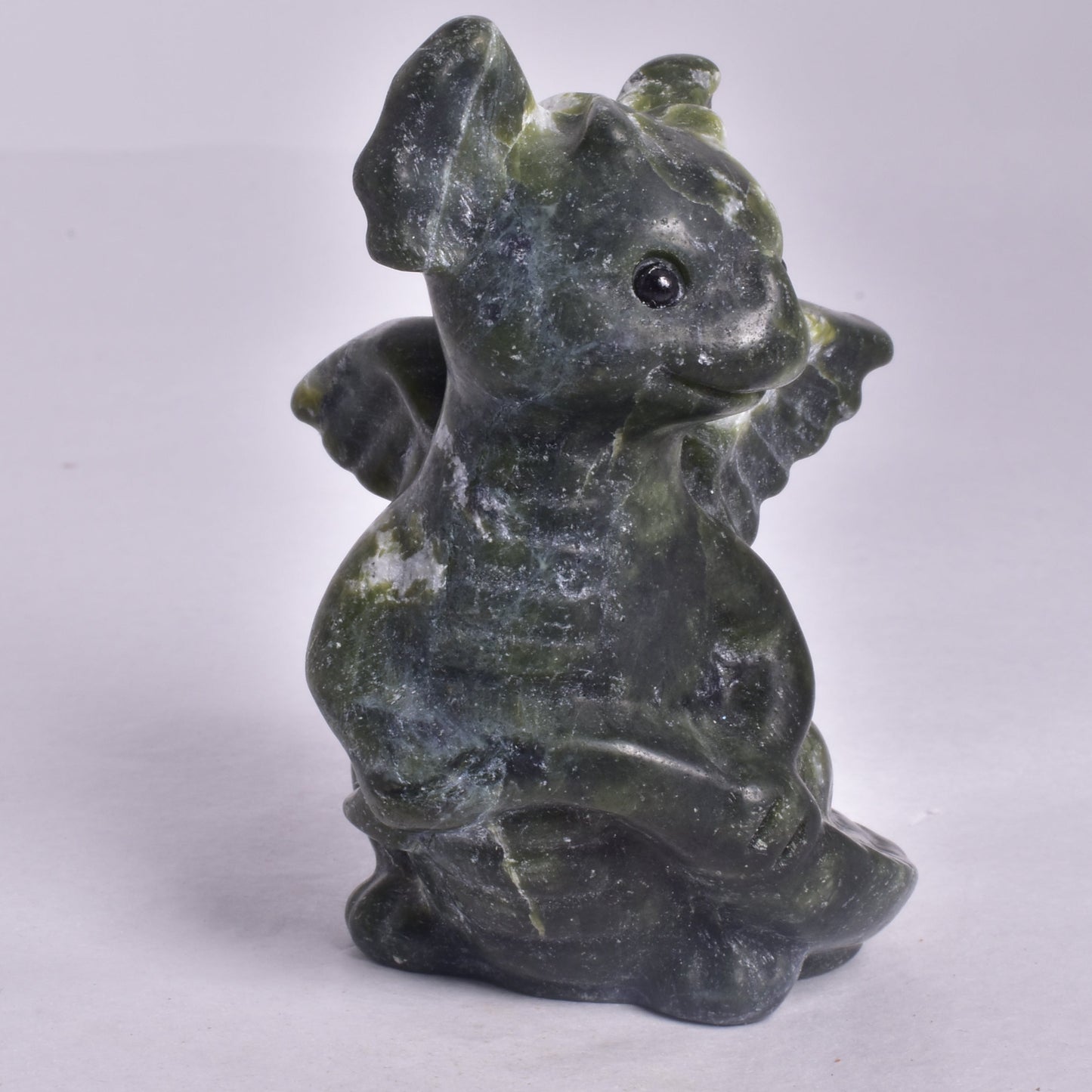 JADEITE BABY DRAGON CARVING P978