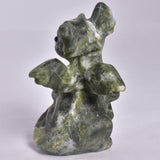 JADEITE BABY DRAGON CARVING P980