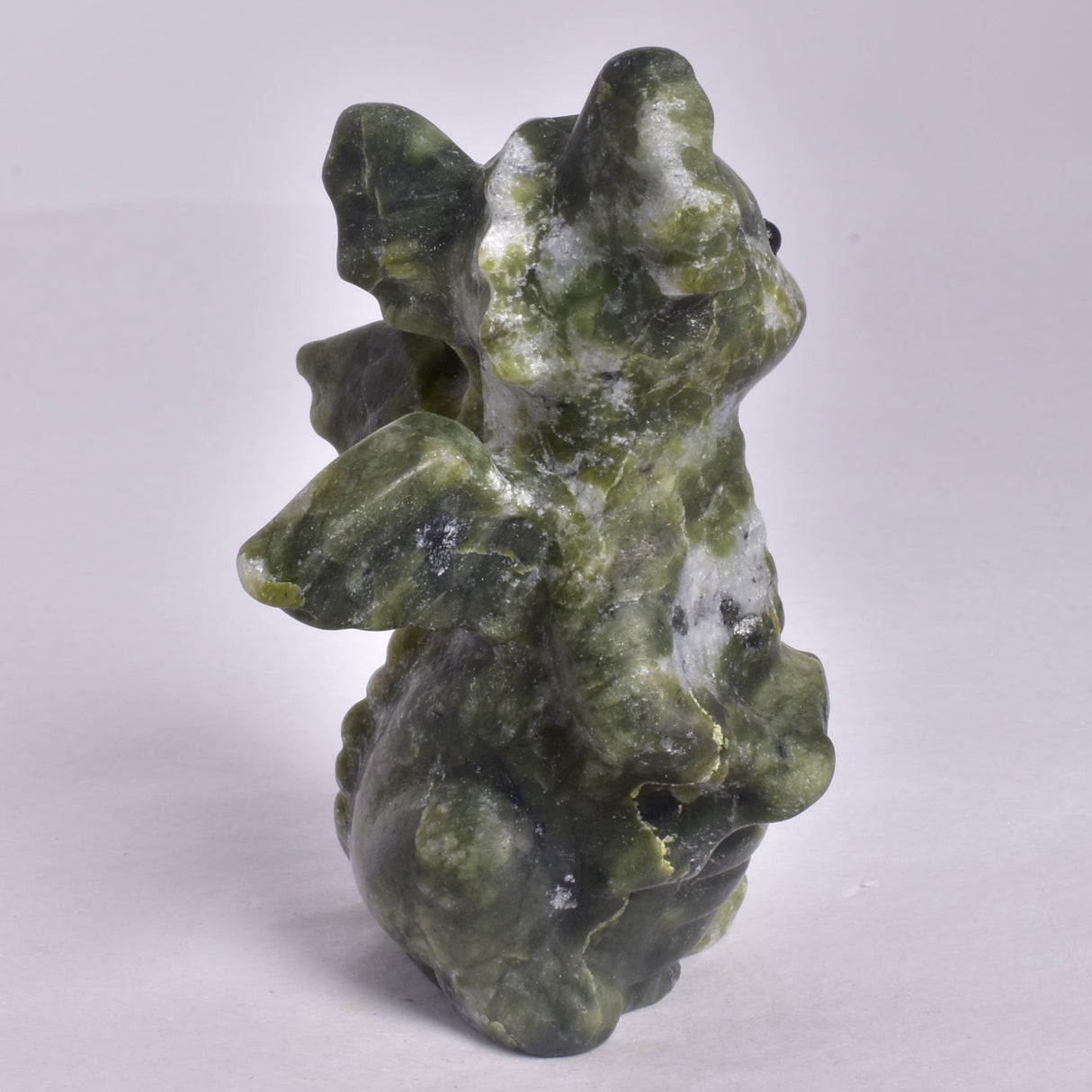 JADEITE BABY DRAGON CARVING P980