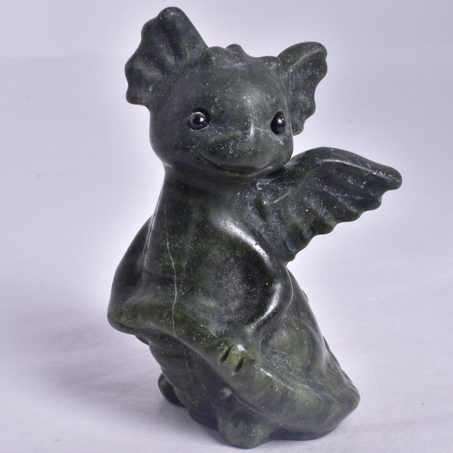 JADEITE BABY DRAGON CARVING P985