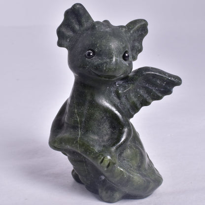 JADEITE BABY DRAGON CARVING P985