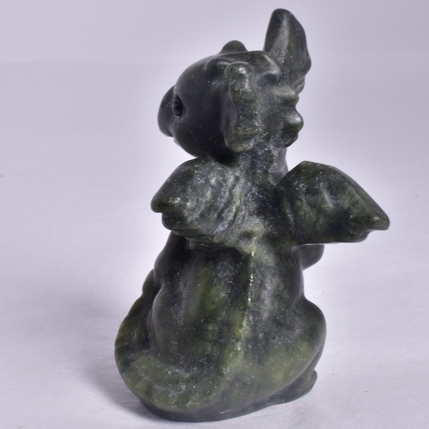 JADEITE BABY DRAGON CARVING P985
