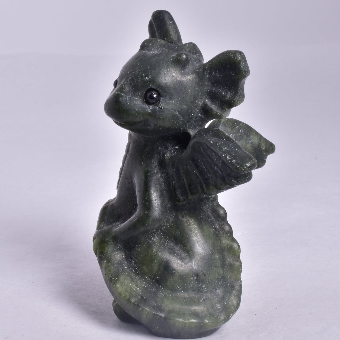 JADEITE BABY DRAGON CARVING P985