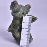 JADEITE BABY DRAGON CARVING P621