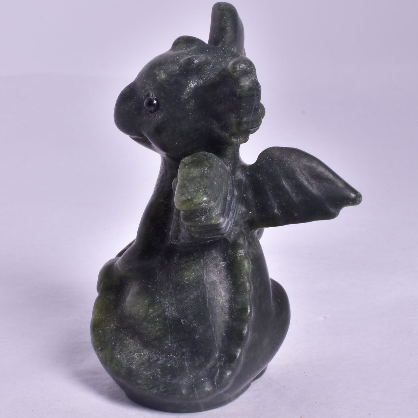 JADEITE BABY DRAGON CARVING P627