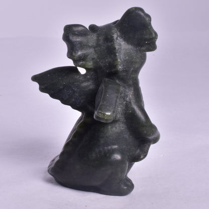 JADEITE BABY DRAGON CARVING P627