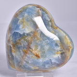 BLUE ONYX HEART CARVING P478