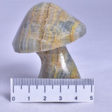 BLUE ONYX MUSHROOM CARVING P471