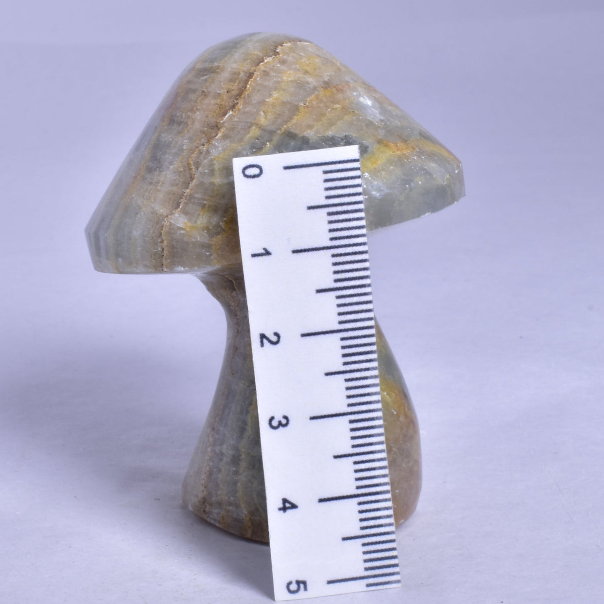 BLUE ONYX MUSHROOM CARVING P471