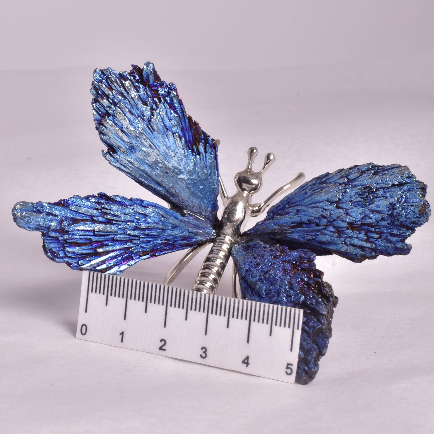 TITANIUM AURA KYANITE BUTTERFLY P935