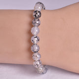 DRAGON VEIN AGATE BEADED BRACELET J150