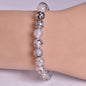 DRAGON VEIN AGATE BEADED BRACELET J150