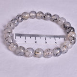 DRAGON VEIN AGATE BEADED BRACELET J150