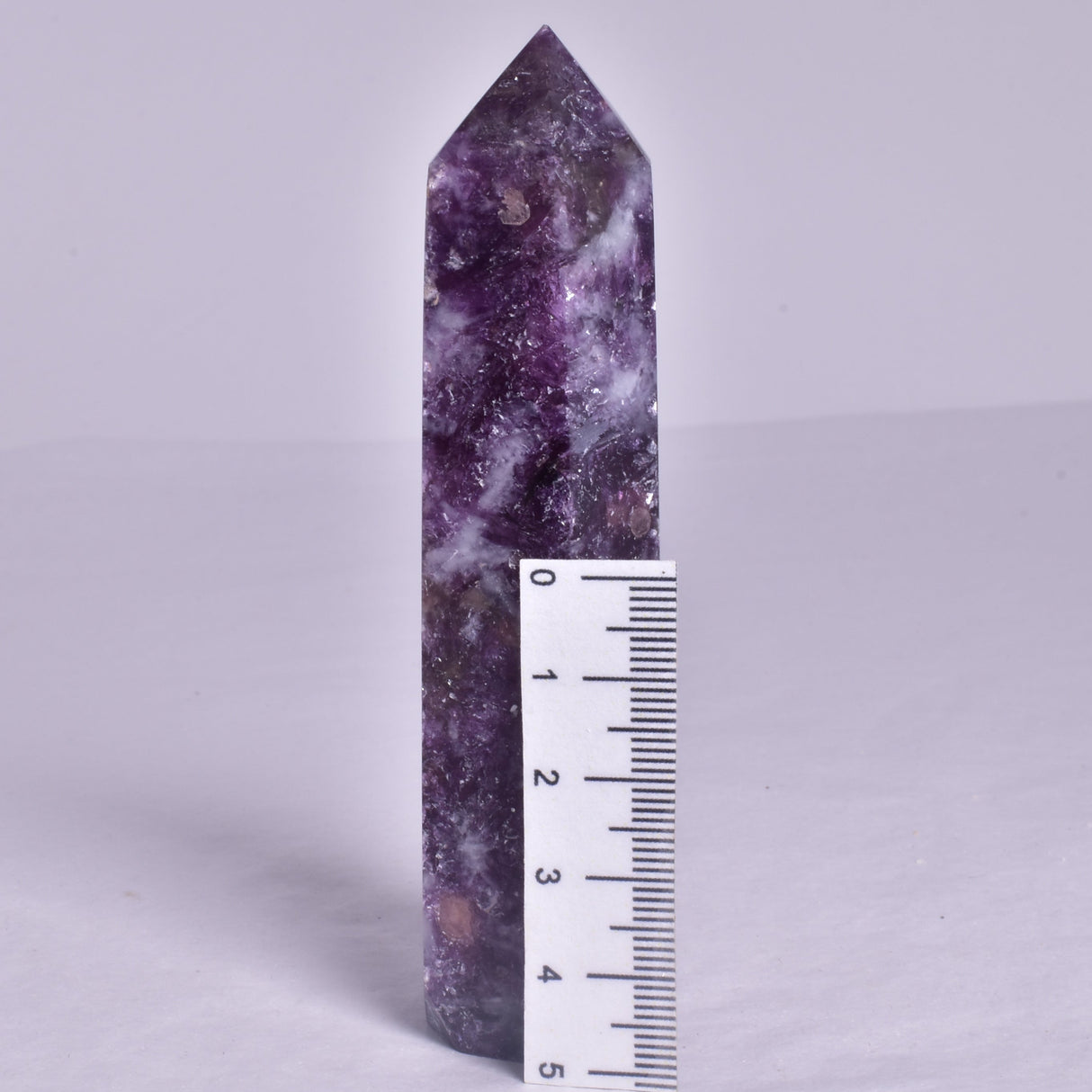 LEPIDOLITE POINT/GENERATOR P379