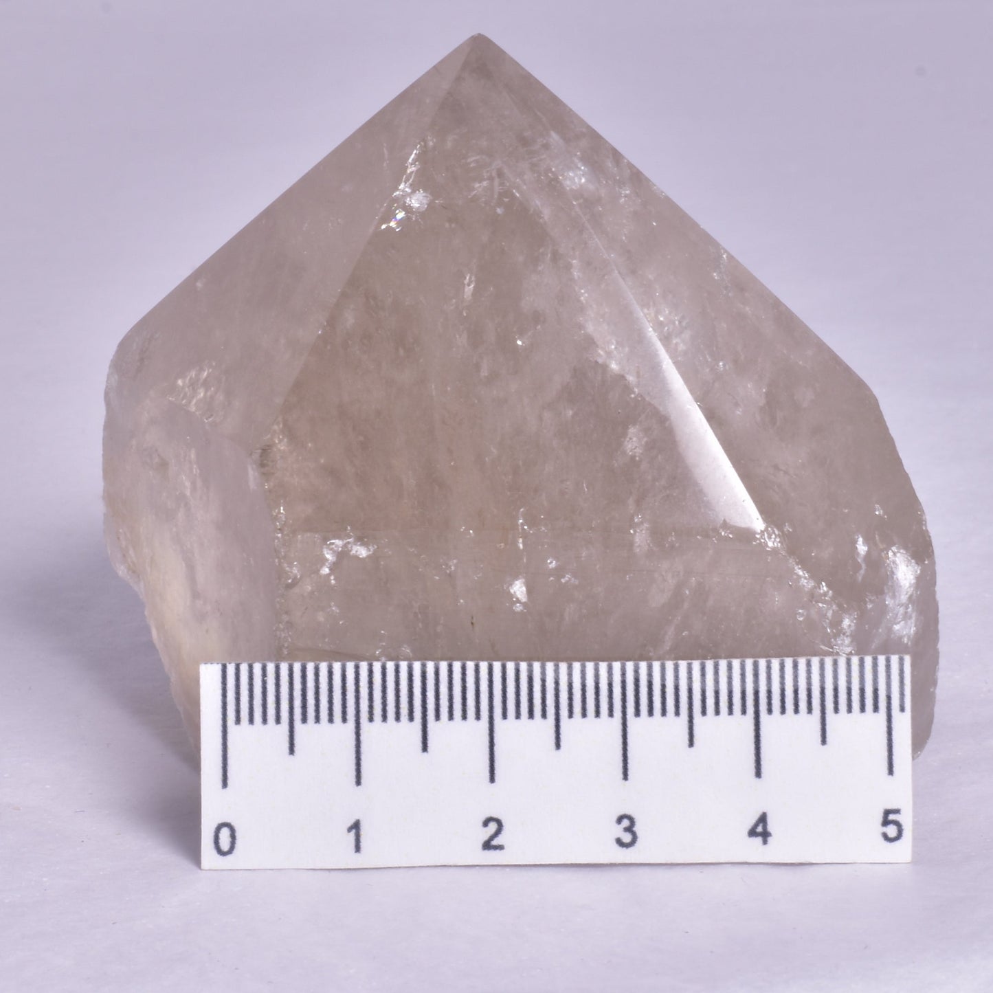 SMOKEY QUARTZ CRYSTAL POINT 6 SIDED P666