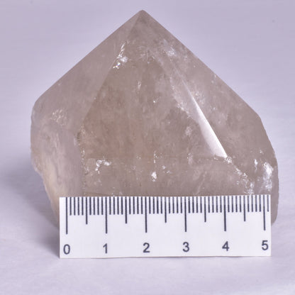 SMOKEY QUARTZ CRYSTAL POINT 6 SIDED P666