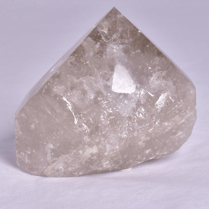 SMOKEY QUARTZ CRYSTAL POINT 6 SIDED P666