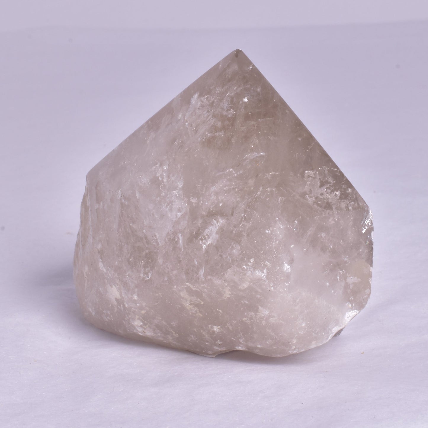 SMOKEY QUARTZ CRYSTAL POINT 6 SIDED P666