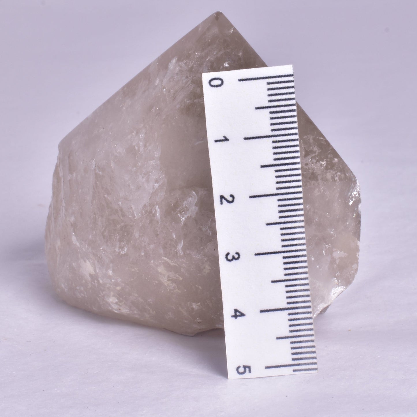 SMOKEY QUARTZ CRYSTAL POINT 6 SIDED P666