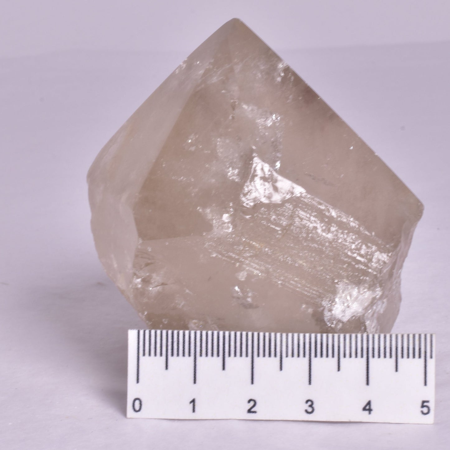 SMOKEY QUARTZ CRYSTAL POINT 6 SIDED P670