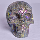 AURA SPHALERITE CARVED SKULL P672
