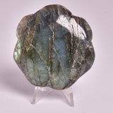 LABRADORITE POLISHED ROSE CARVING P1039