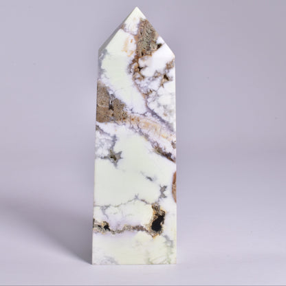 LEMON CHRYSOPRASE with MAGNESITE GENERATOR, POINT P967