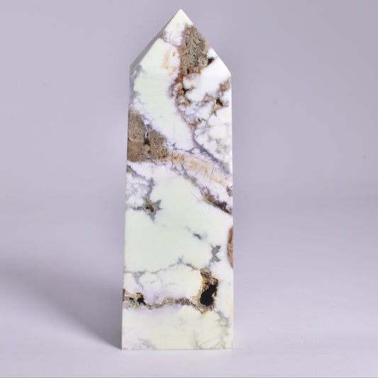 LEMON CHRYSOPRASE with MAGNESITE GENERATOR, POINT P967