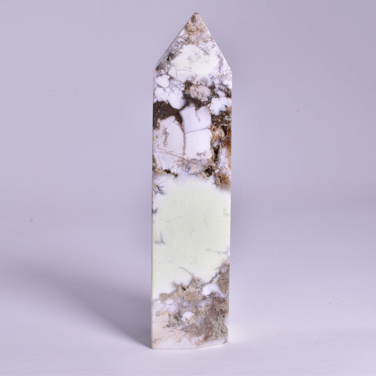 LEMON CHRYSOPRASE with MAGNESITE GENERATOR, POINT P969