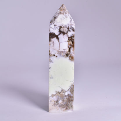 LEMON CHRYSOPRASE with MAGNESITE GENERATOR, POINT P969