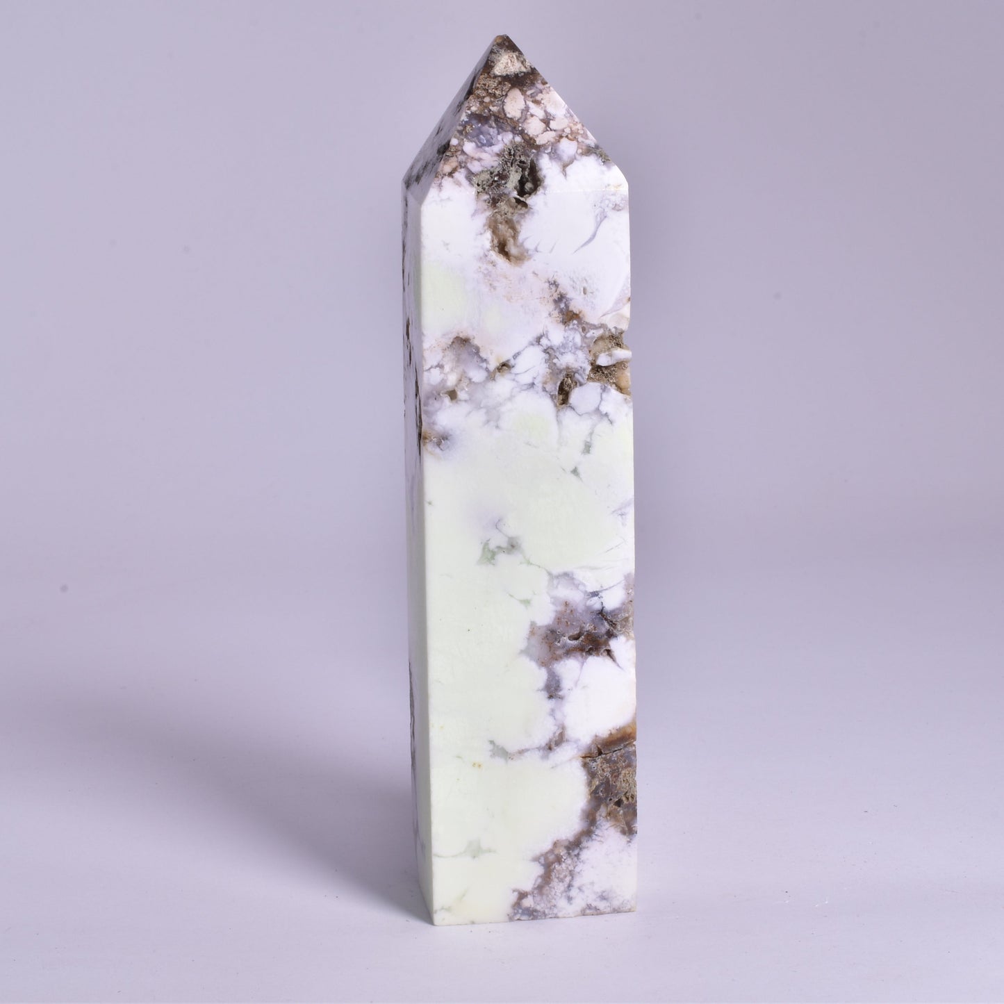 LEMON CHRYSOPRASE with MAGNESITE GENERATOR, POINT P969