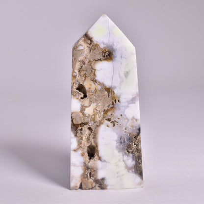 LEMON CHRYSOPRASE with MAGNESITE GENERATOR, POINT P2062