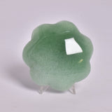 GREEN AVENTURINE POLISHED ROSE CARVING P2070