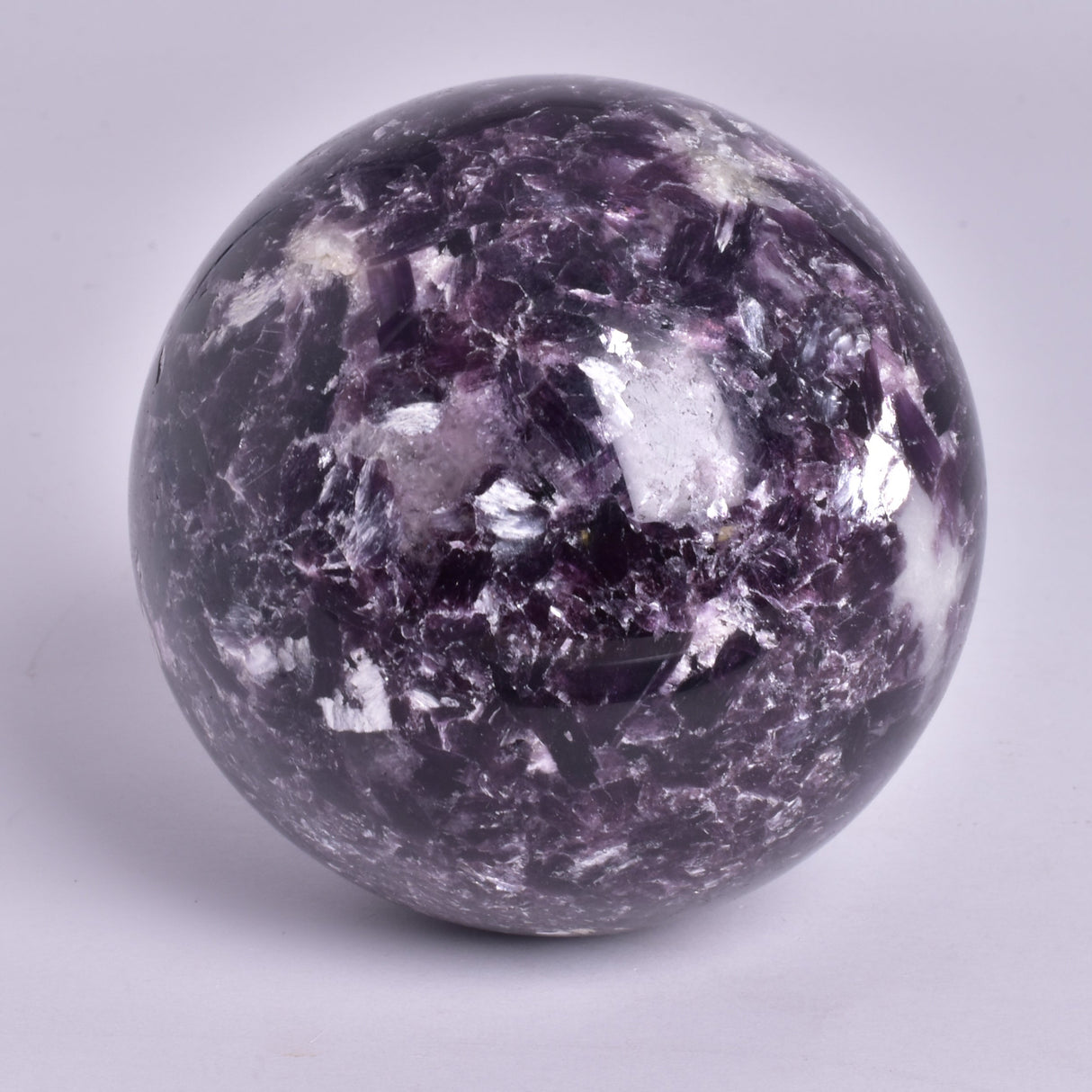 LEPIDOLITE CRYSTAL SPHERE P680